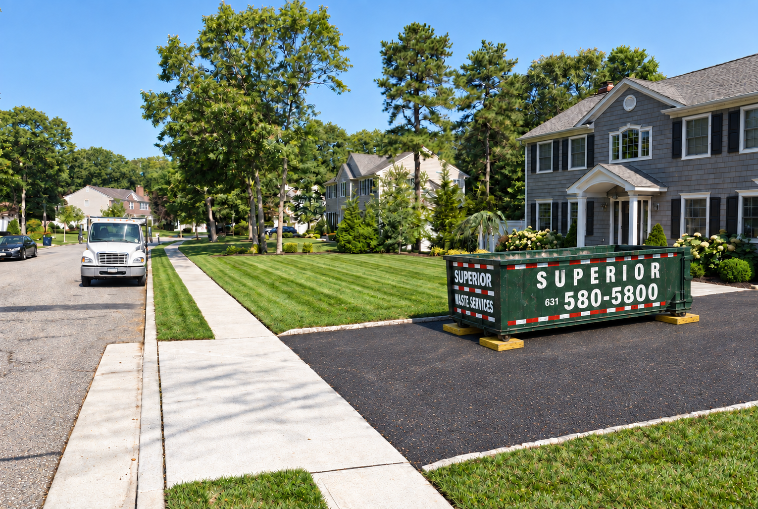 Same-Day Dumpster Rental on Long Island